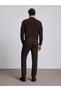 Dark Brown Slim Fit Slim Fit Canvas Pants 50333160-VR084 - 5