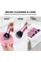 Makeup Brush Set, Pack of 10 - Stylish Handle Makeup Brushes Professional Face Powder Foundation Blending Blush Eye Shadow Cosmetic Brushes for Girls. - 3