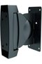Adjustable Speaker Wall Mount Brackets - with Mounting Hardware, 22 lb. Capacity, Pair, Bl