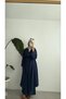 MAAR 100% Cotton MUSLIN SET - NAVY BLUE - 8