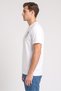 Men Crew Neck Short Sleeve Graphic Print T-Shirt, White - 3