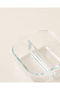 Freshness Glass-Divided Storage Container, 450 ml, Coffee - 3