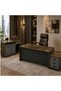 Executive office set with a luxurious modern design 160cm - 2