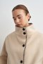 Seam Detail Cashmere Jacket Bone - 5