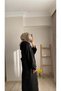 RETRO TRENCH COAT, BLACK - 3