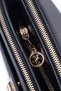 Women's Crossbody Bag, Two-Compartment Stylish Bag - Black Victoria - 4