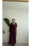MAAR 100% Cotton MUSLIN SET - BURGUNDY - 7