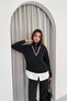 Brioche Knit Striped Zipper Set - 3