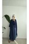 MAAR 100% Cotton MUSLIN SET - NAVY BLUE