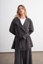 Double-Breasted Lyocell Jacket