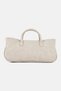 Women Brand Logo Hand Bag, Light Grey - 4
