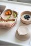 6-Piece Platinum Silicone Baby Feeding Set, Cream - 5