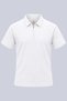 Stretch Fabric Polo Collar T-Shirt with Zipper - 2