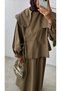 LENA SKIRT SET - KHAKI - 3