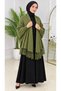 Women's Fringed-Sleeves, Ribbed-Cuffs, Loose-Fit Knit Chic Poncho, Standard Size - 8