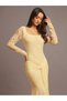 Rochie maxi, galben - 7