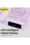 10000 mAh Mini 22.5W Fast Charging power Bank PD 3.0 Ultra Compact Travel Portable with Built in Dual Type C & Lightning Cable LED Display Charge your iPhones Ipad and Android Devices - 5