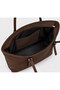 Brown Women's Buckled Shopper Bag - 4