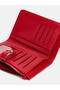 Peak New Season Women's Red Suede-Look Wallet - 3