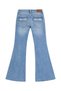 Low-Embroidered Flare Jeans - 3