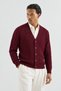 Men’s, V-neck, Button-front, with knitted details, Regular Fit, Knit Cardigan - 8