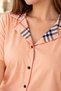 Milan Fabric Short-Sleeve Shirt Pajama Set P22 - 4