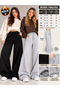Women's 2-Piece Winter Sweatpants Set with Brushed Inside Design (Black and Gray) - 4