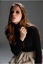 Mira Corded Fabric Knit Boat Neck Women's Sweater – Black - 6