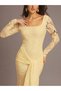 Rochie maxi, galben - 5