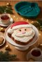 Colorful Santa Claus Cake Pan, 22.5 x 26.5 x 4 cm, New Year's Cake Pan - 4