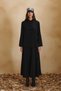 Black Blouse with Japone Button Details - 3