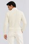 Men’s, V-neck, Button-front, with knitted details, Regular Fit, Knit Cardigan - 4