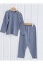 Unisex Cotton Ribbed Knit 2-Piece Top and Bottom Set for Ages 1–3 - 3