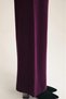 Solid Knitted Wide Leg Trousers Purple - 6
