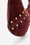 Vesta Women's Shoulder Bag, Genuine Suede Leather, TERRACOTTA - 7