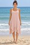 MUSLIN SLEEVELESS DOUBLE-LAYERED DRESS - 2