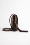 KNOX Brown Suede Genuine Leather Women's Crossbody Bag - 2