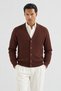 Men’s, V-neck, Button-front, with knitted details, Regular Fit, Knit Cardigan