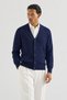 Men’s, V-neck, Button-front, with knitted details, Regular Fit, Knit Cardigan - 6