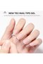 Global Fashion Solid Nail Tips Gel 15g - UV/LED Curable, Strong Adhesion for Nail Extensions, Non-Whitish, No Slip, Long-Lasting Nail Glue Gel for Acrylic & Press-On Nails (Clear, 15g) - 3
