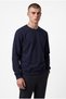 Unisex Women's/Men's Plain, Unprinted Crew-Neck Sweatshirt with No Men’s Collar