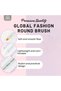 GLOBAL FASHION Oval Gel Nail Brush - Professional Nail Art Brush Set (3 Pcs) - Acrylic & Gel Polish Application - (Oval Set) - 5