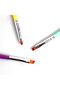 Nail Art Brush Kit with Flat Synthetic Gel Polish Art Brushes for All Your Nail Art Needs | | (Flat Synthetic Set 1), 18 x 1.50 x 0.70 cm - 4