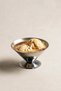 Verona 4-Piece 18/10 Stainless Steel Ice Cream and Dessert Serving Bowl Set with Stand—Serving Dish, Snack Bowl - 3