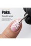 Global Fashion Poke & Hole 3D Nail Art Gel Set, Black & White, 2 x 5g - 3