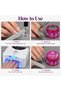 Global Fashion Disco Flashing Glitter Builder Gel 15g, Shade 09 - Reflective Glitter Nail Extension Builder, Thick Self Levelling UV LED Sculpting Gel for Overlays and Nail Art - 5
