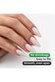 Global Fashion Fiber Builder Gel for Nails 15g, Fiberglass Reinforced Gel for Nail Extensions, Strengthening & Repair, Medium Viscosity UV LED Nail Sculpting Gel, HEMA & TPO Free, 03 - 6