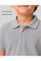 17510-26 Unisex Kids' Short-Sleeve Polo Collar School T-Shirt, true to size, Ages 6–14 - 6