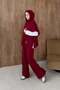 Cool Vest Suit Burgundy - 3