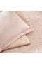 NEW SEASON COTTON SATIN DOUBLE BED SHEET SET, CREAM-POWDER - 3
